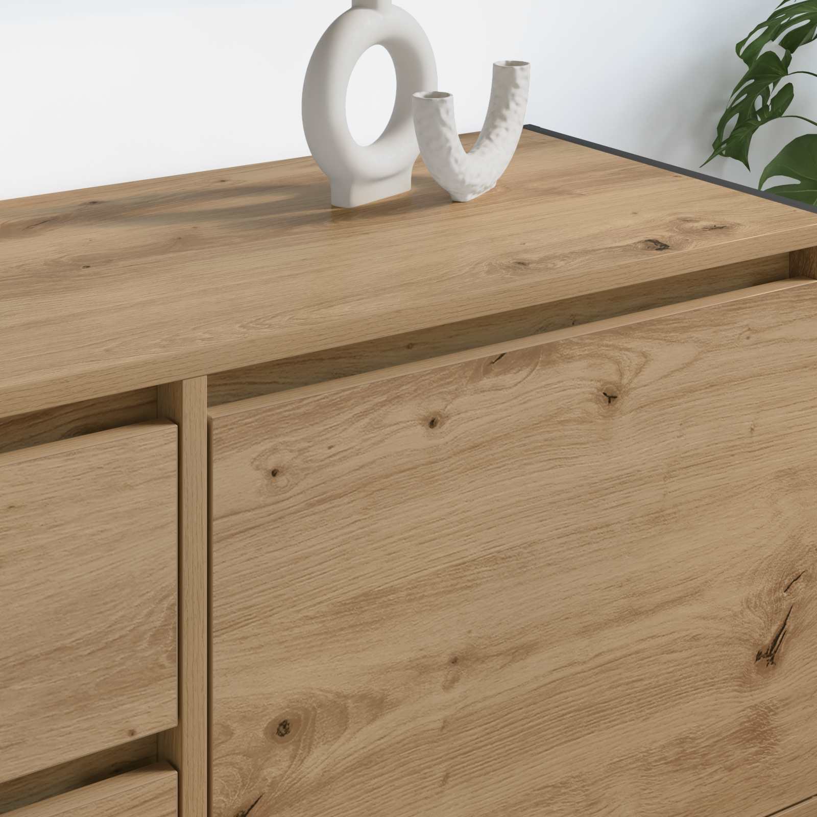 TV-skab Artisan eg 100 x 36 x 49,5 cm Konstrueret træ