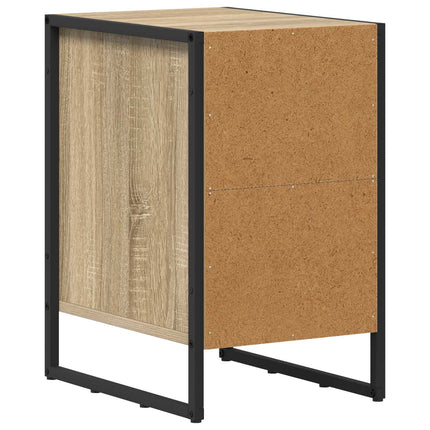 Sengebord 2 stk. Sonoma 39,5 x 30 x 50 cm Konstrueret træ