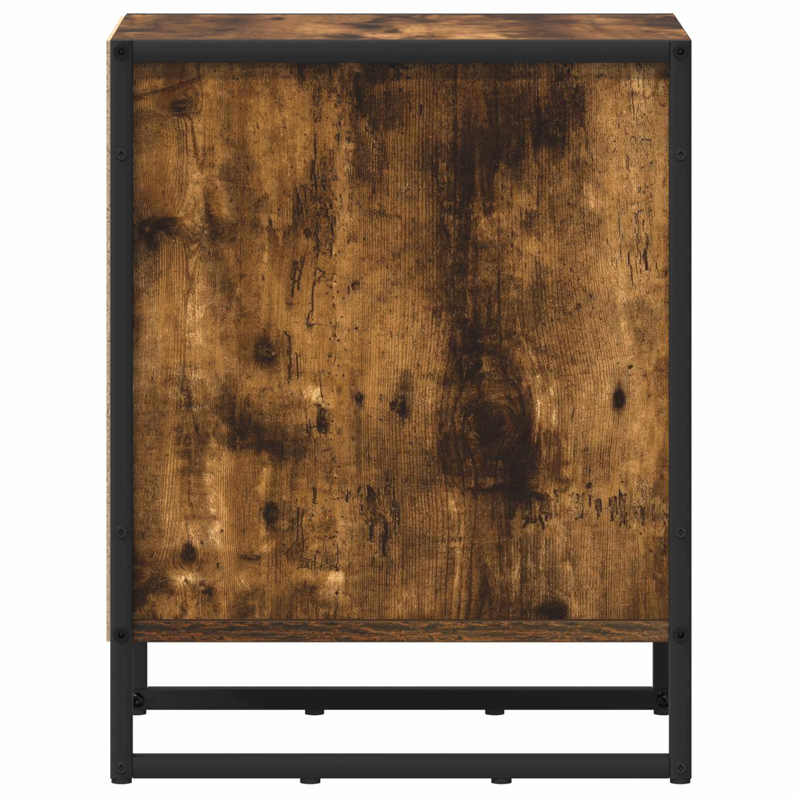 Sengebord 2 pcs Røg Eg 39,5 x 30 x 50 cm Konstrueret træ