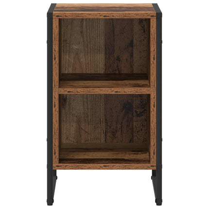 Sengebord 2 stk. Gammelt træ 39,5 x 30 x 50 cm Konstrueret træ