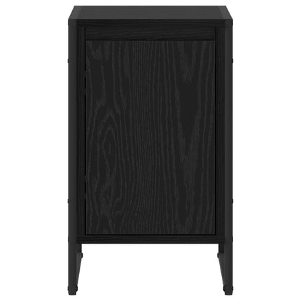 Sengebord Sort eg 39,5 x 30 x 50 cm Konstrueret træ
