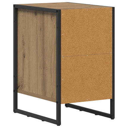 Sengebord 2 stk. Artisan eg 39,5 x 30 x 50 cm Konstrueret træ