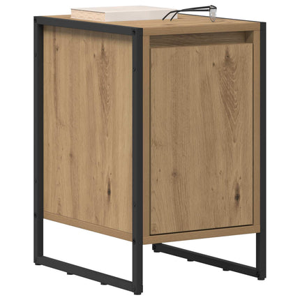 Sengebord 2 stk. Artisan eg 39,5 x 30 x 50 cm Konstrueret træ