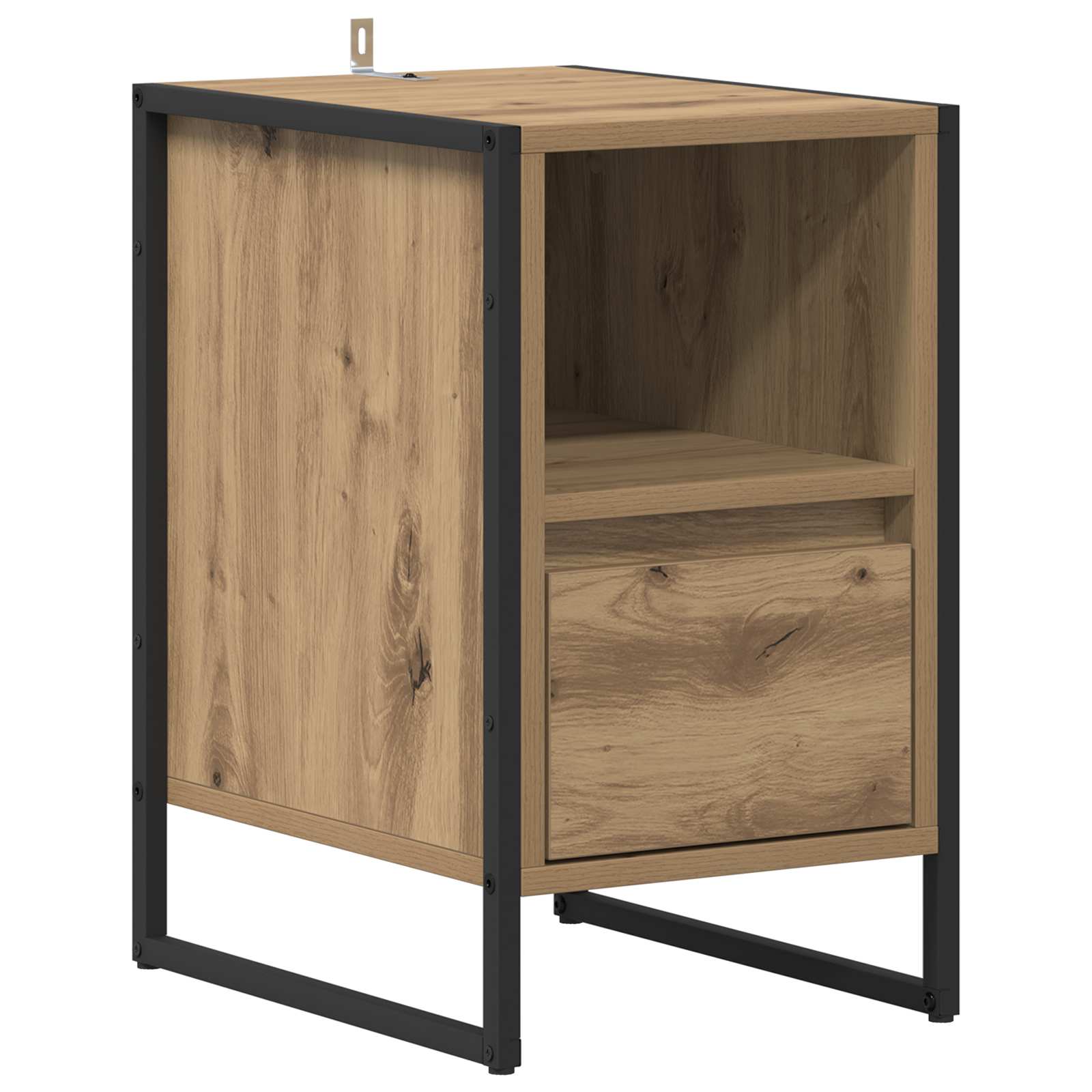 Sengebord 2 pcs Artisan eg 39,5 x 30 x 50 cm Konstrueret træ