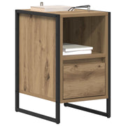 Sengebord 2 pcs Artisan eg 39,5 x 30 x 50 cm Konstrueret træ