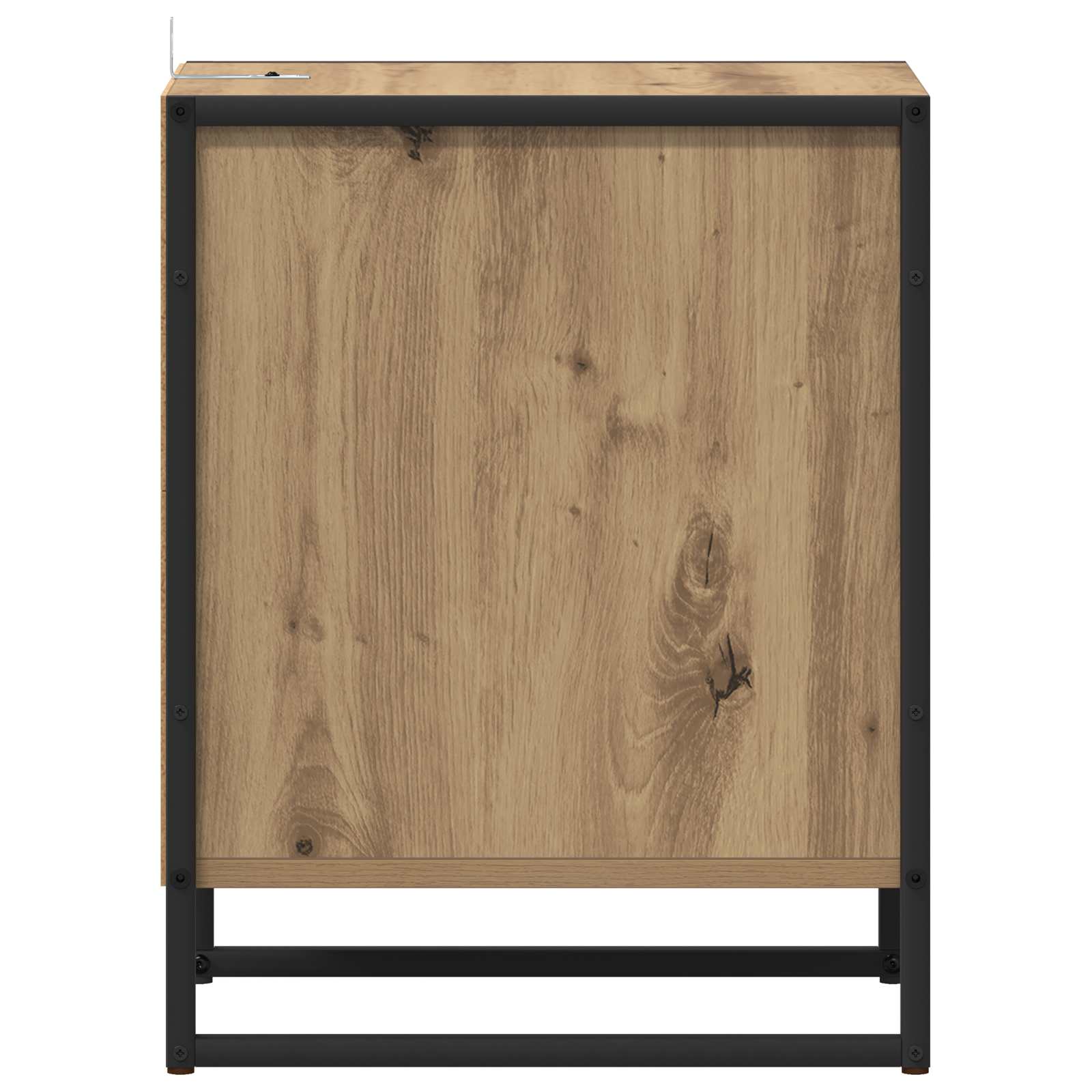 Sengebord 2 pcs Artisan eg 39,5 x 30 x 50 cm Konstrueret træ
