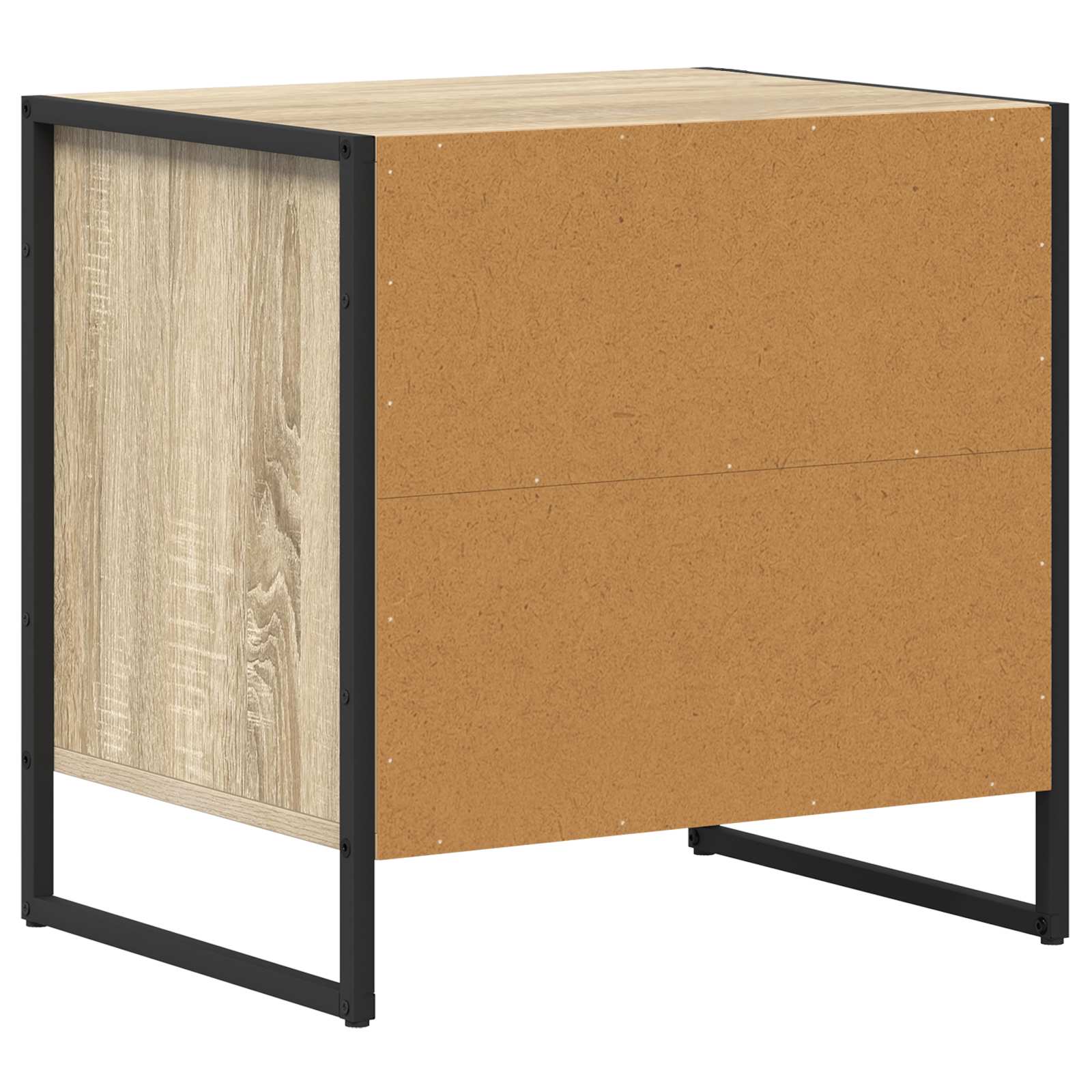 Sengebord 2 pcs Sonoma 50 x 39,5 x 50 cm Konstrueret træ
