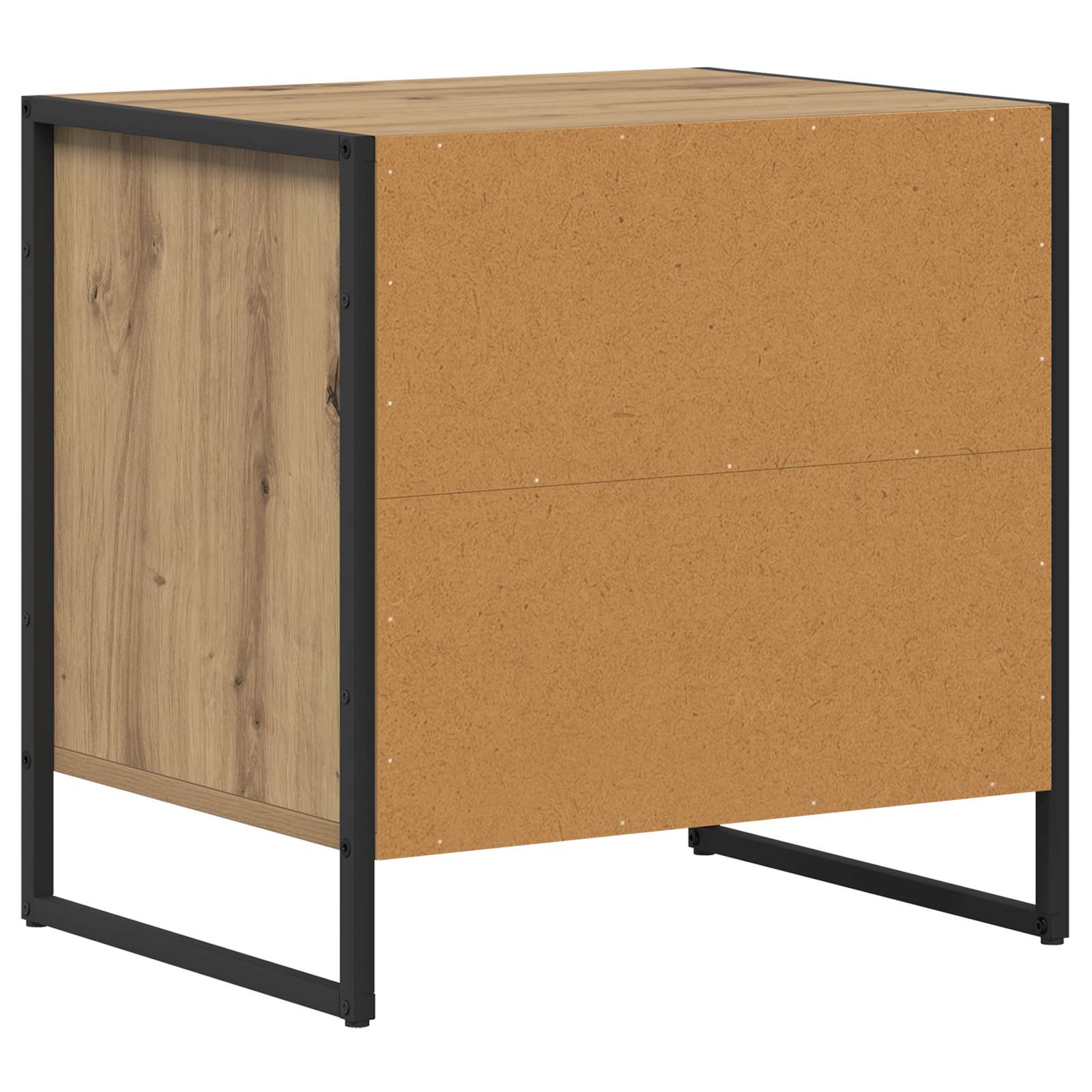 Sengebord 2 pcs Artisan eg 50 x 39,5 x 50 cm Konstrueret træ