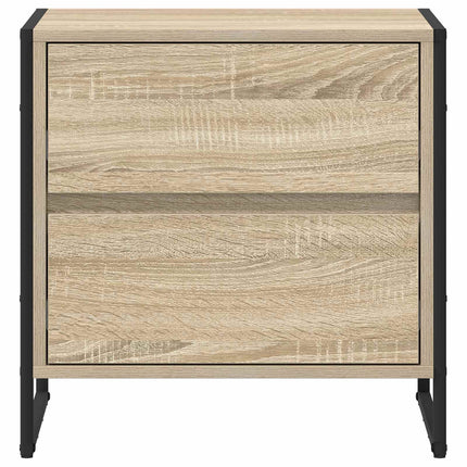 Sengebord 2 stk. Sonoma 50 x 39,5 x 50 cm Konstrueret træ