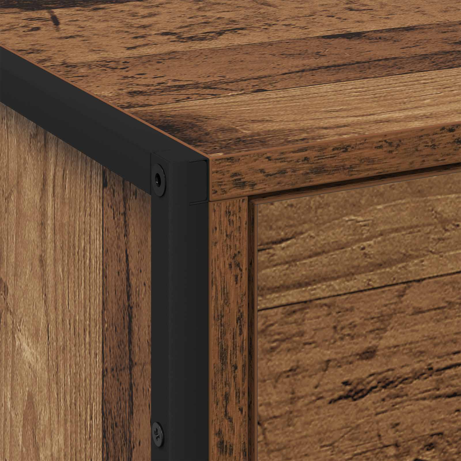 Sengebord Gammelt træ 50 x 39,5 x 50 cm Konstrueret træ