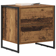 Sengebord 2 pcs Gammelt træ 50 x 39,5 x 50 cm Konstrueret træ