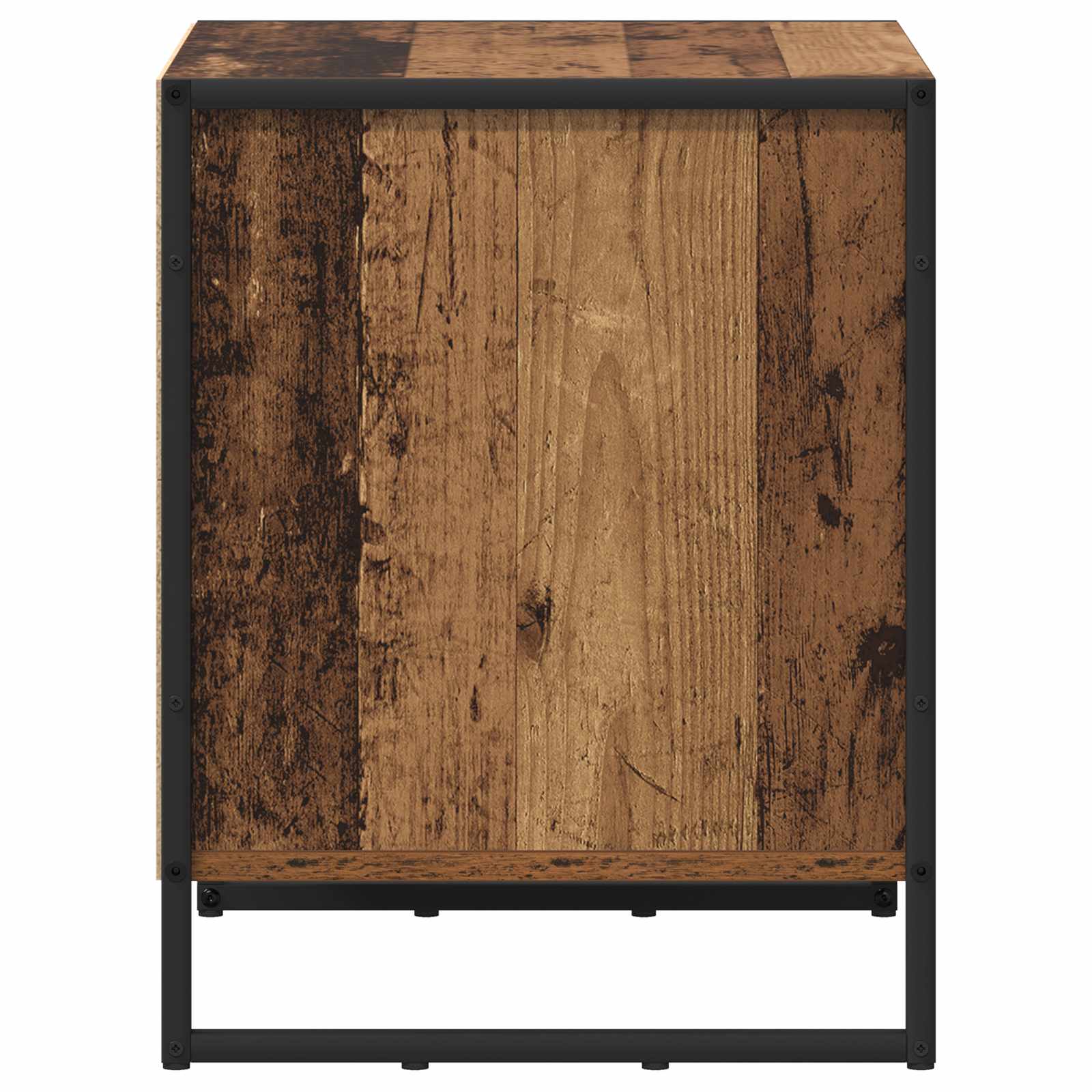 Sengebord 2 pcs Gammelt træ 50 x 39,5 x 50 cm Konstrueret træ