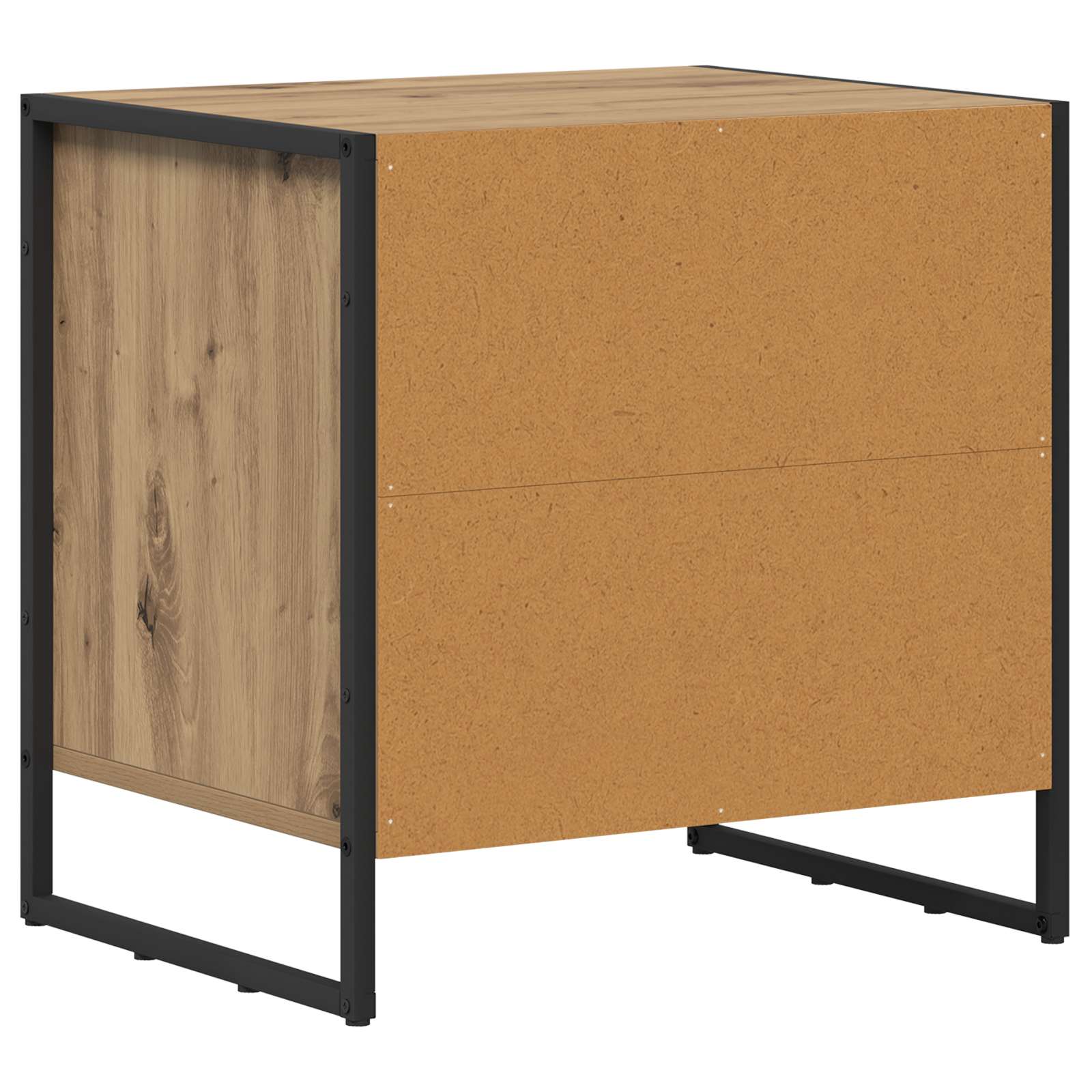 Sengebord 2 pcs Artisan eg 50 x 39,5 x 50 cm Konstrueret træ
