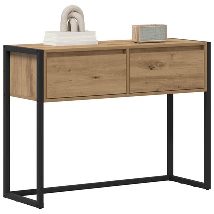 Endebord Artisan eg 100 x 36 x 75 cm Konstrueret træ