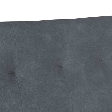 Chesterfield bænk Mørkegrå 112 x 65,5 x 75 cm Fløjl