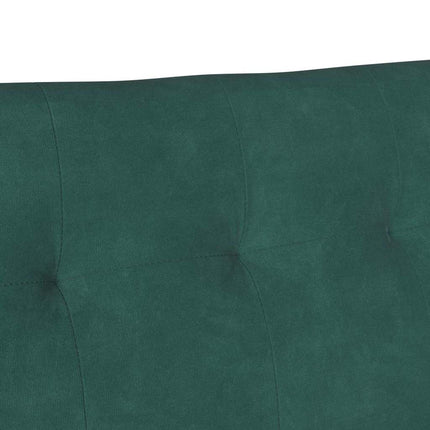 Chesterfield bænk Mørkegrøn 112 x 65,5 x 75 cm Fløjl
