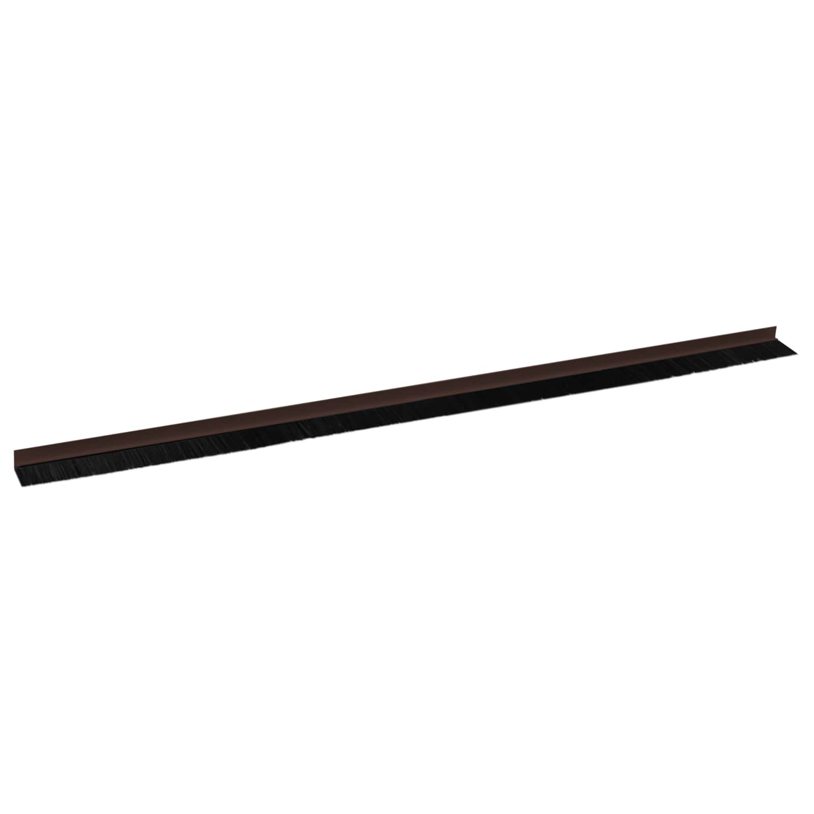 Selvklæbende dørbørstetætninger 6 pcs Brun 100 cm