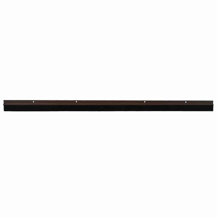 Skruemonterede dørbørste tætninger 2 pcs Brun 100 cm