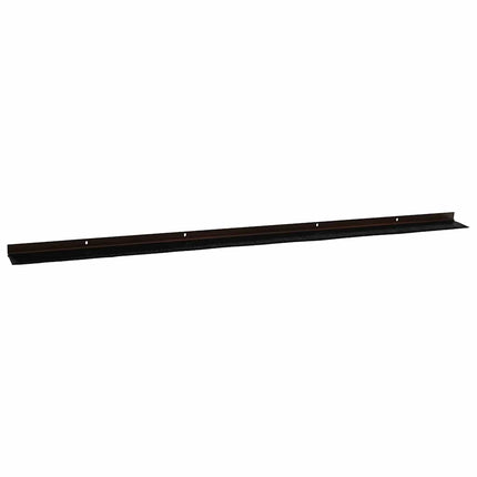 Skruemonterede dørbørste tætninger 2 pcs Brun 100 cm