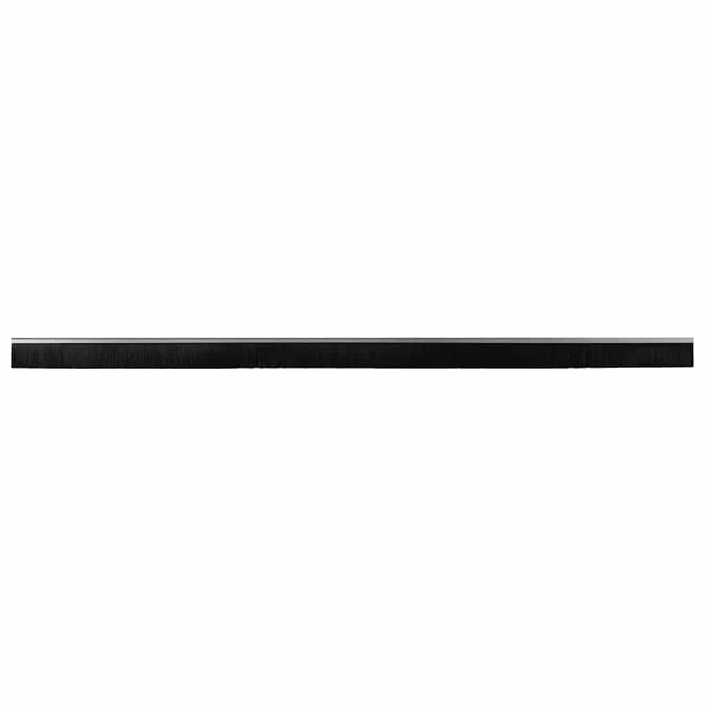 Skruemonterede dørbørste tætninger 12 pcs Sølv 100 cm