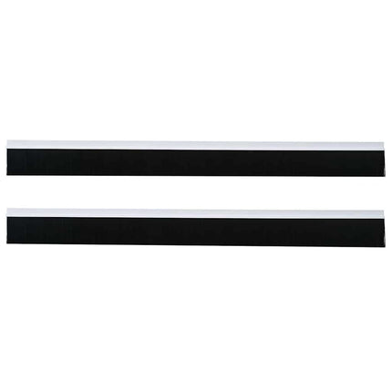 Selvklæbende dørbørstetætninger 2 pcs Hvid 100 cm