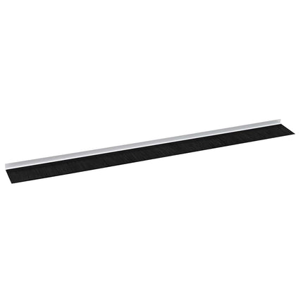 Selvklæbende dørbørstetætninger 12 pcs Hvid 100 cm