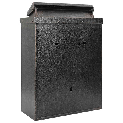 Væghængt Postkasse Bronze 29 x 13 x 41 cm Gustt aluminium