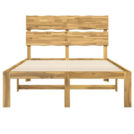 Dobbelt Sengestel med Hovedgærde ROSTOCK Hvid 135 x 190 cm