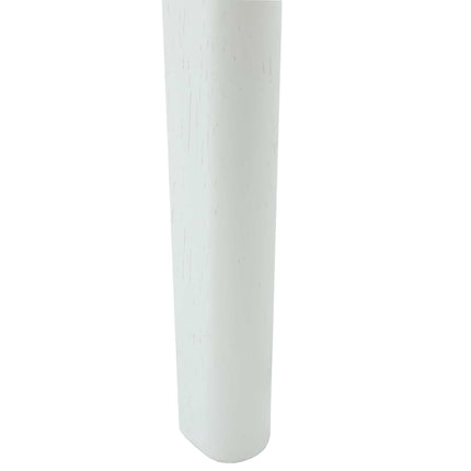 Spisestuestol 2 pcs Hvid Solid gummitræ