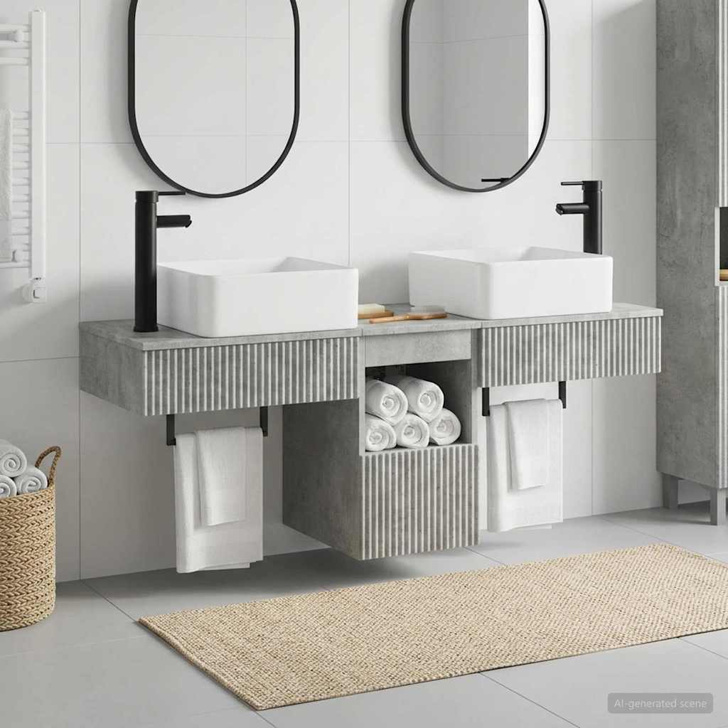 Badevrelsesmbel st 3 stk. Betongr Konstrueret tr