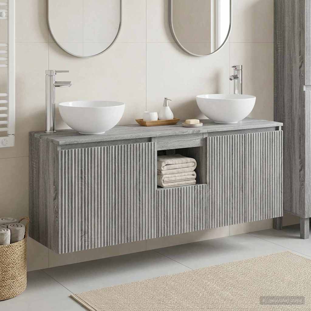 Badevrelsesskabst 3 stk. Gr Sonoma 49,5 x 41 x 64,5 cm