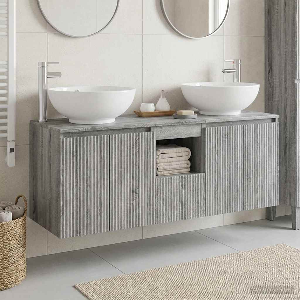 Badevrelsesskabst 3 stk. Gr Sonoma 49,5 x 44,5 x 65 cm
