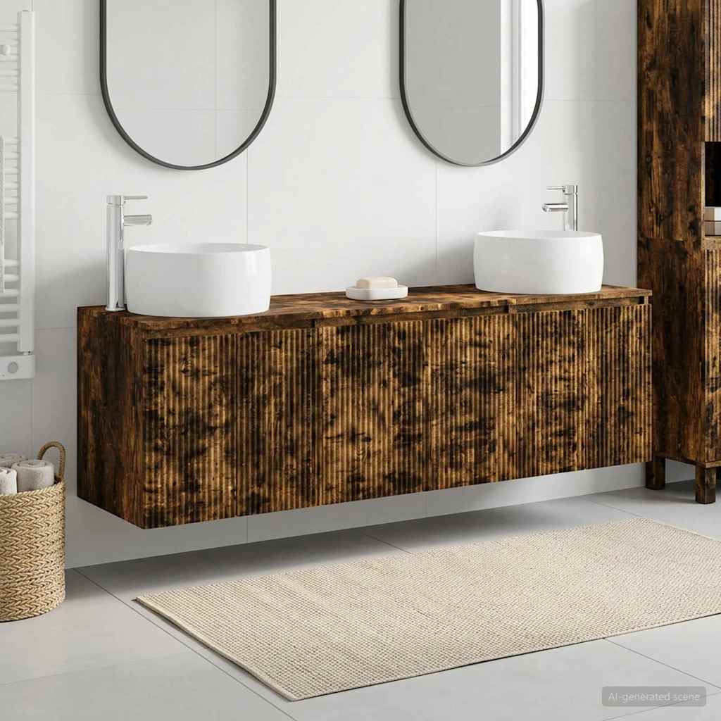 Badevrelsesskabst 3 stk. Rget eg 49,5 x 44,5 x 66 cm