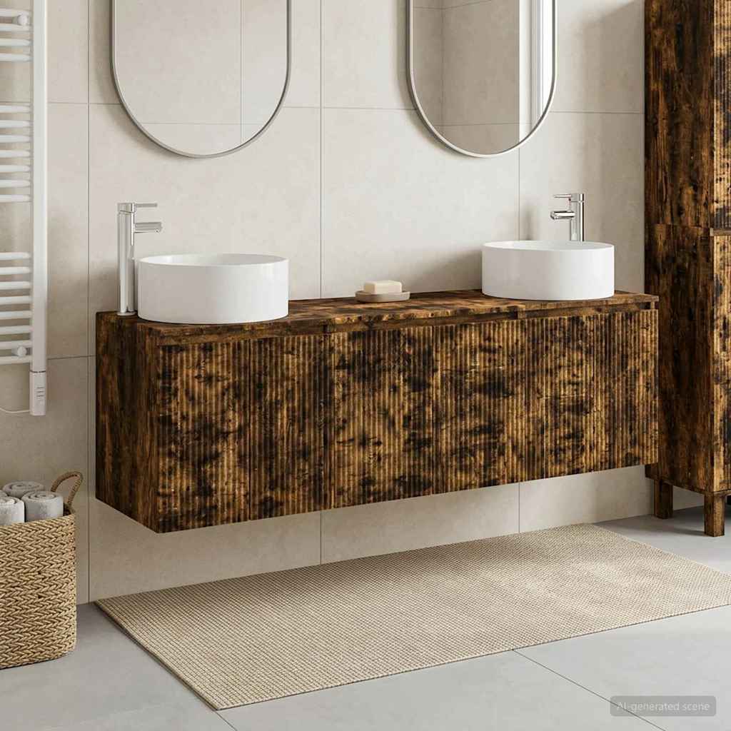 Badevrelsesskabst 3 stk. Rget eg 49,5 x 44,5 x 65,5 cm