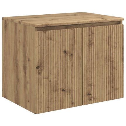 Badeværelsesskabsæt 3 stk. Artisan-eg 49,5 x 44,5 x 65,5 cm