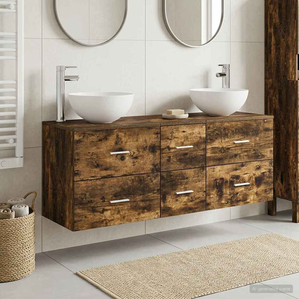 Badevrelsesskabst 3 stk. Rget eg 49,5 x 41 x 64,5 cm