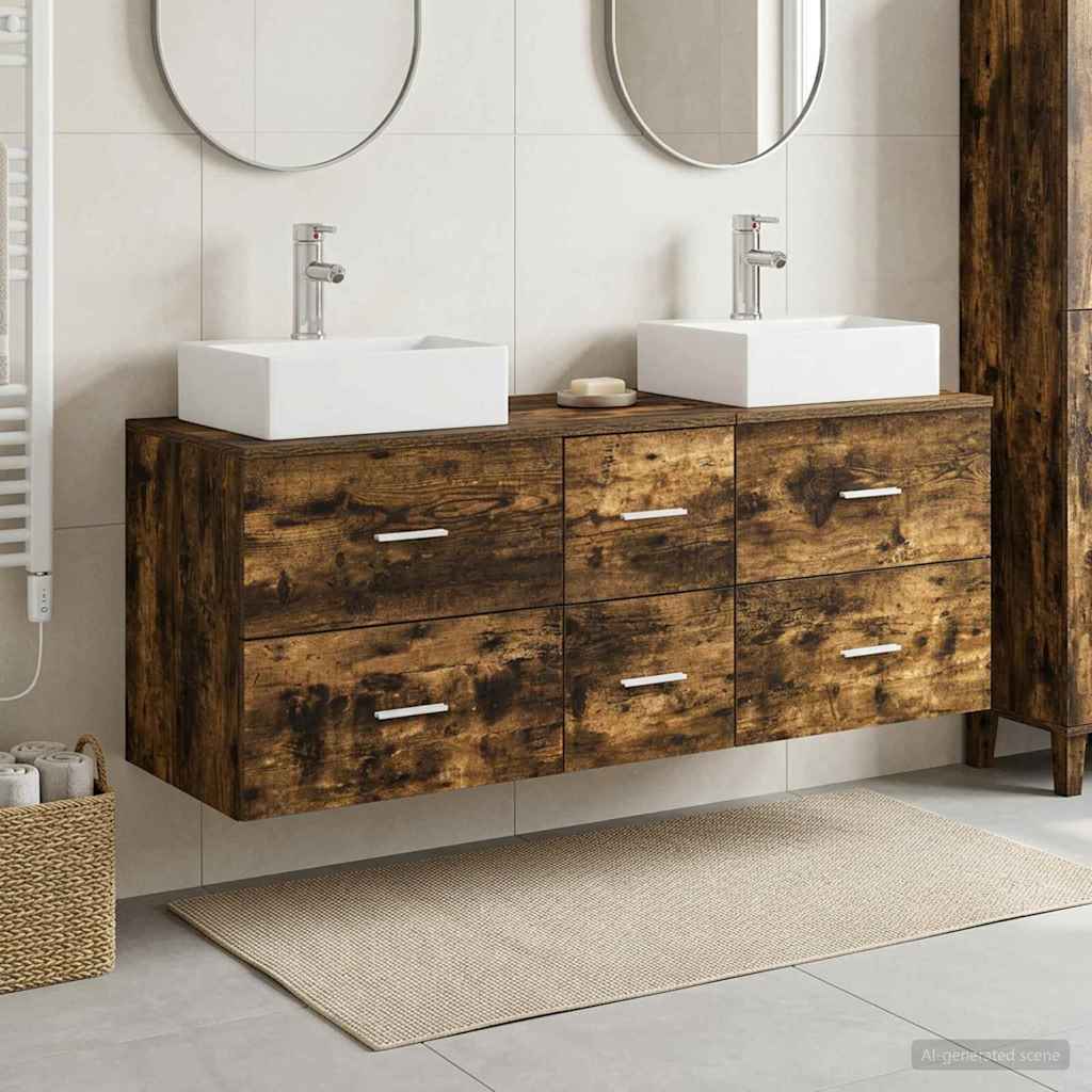 Badevrelsesskabst 3 stk. Rget eg 49,5 x 41 x 62,5 cm