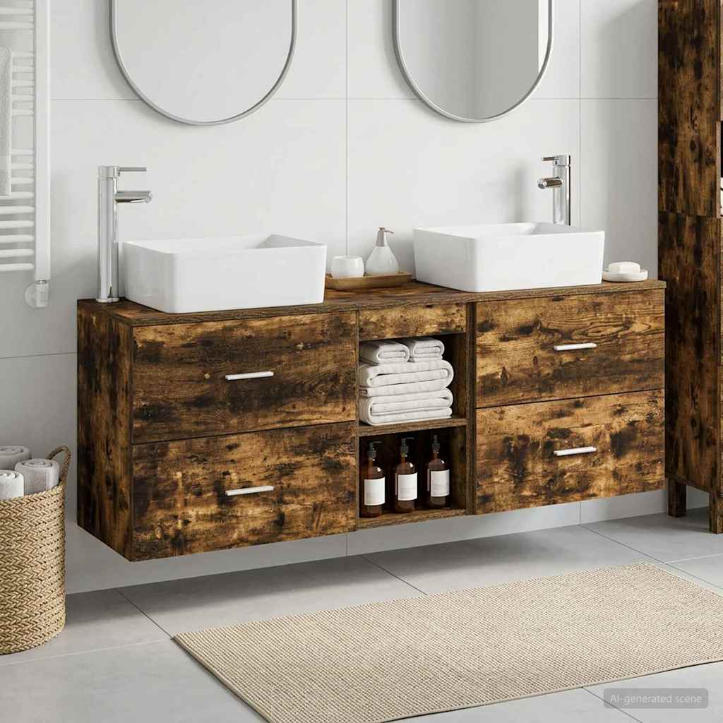 Badevrelsesskabst 3 stk. Rget eg 53 x 34,5 x 63 cm