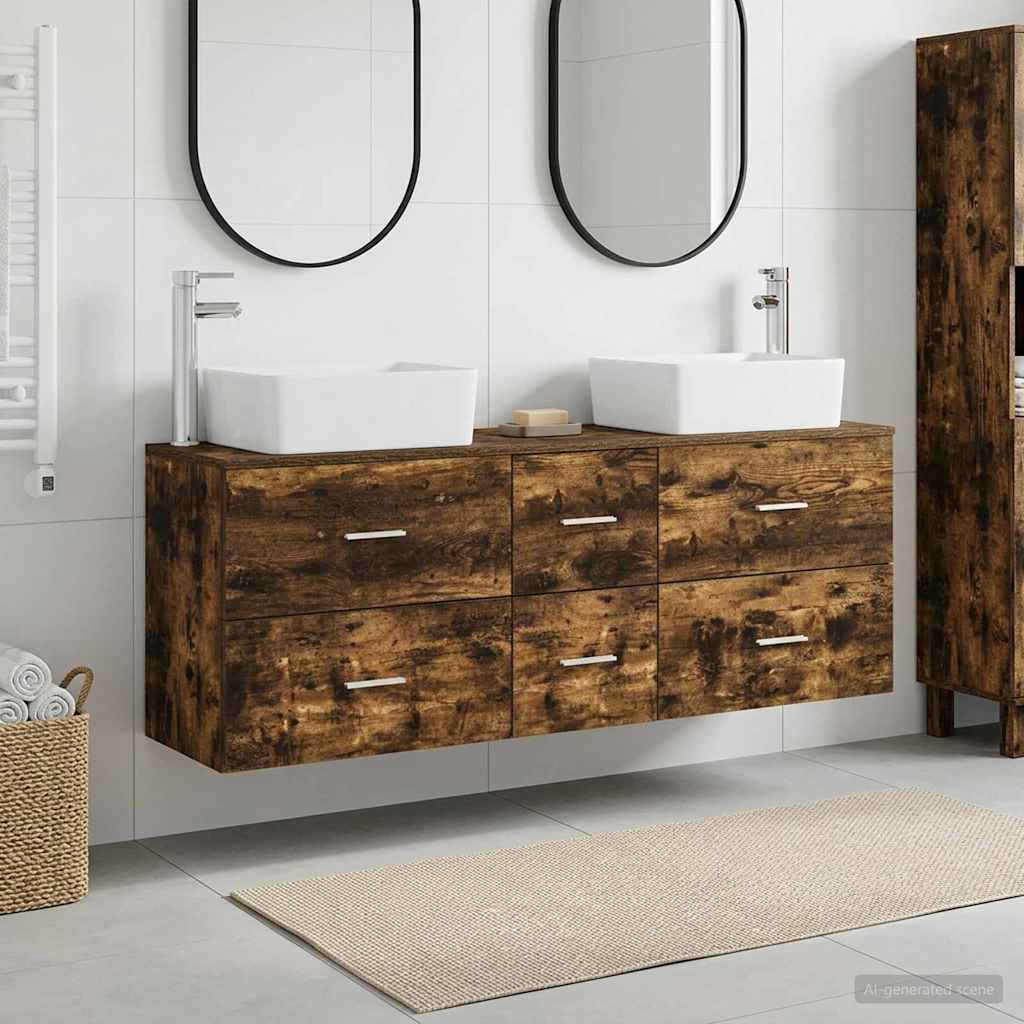 Badevrelsesskabst 3 stk. Rget eg 53 x 34,5 x 63 cm