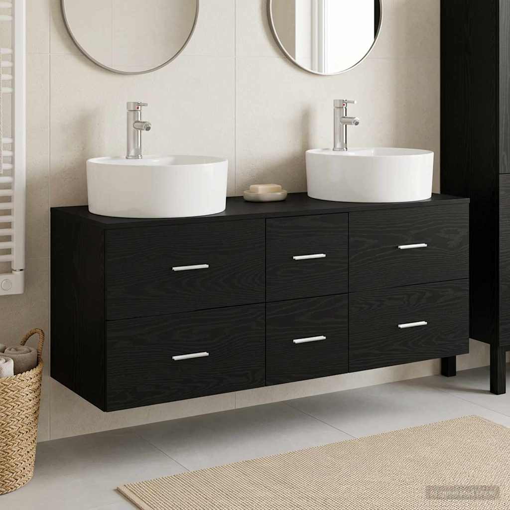 Badevrelsesmbel st 3 stk. Sort 49,5 x 44,5 x 65 cm