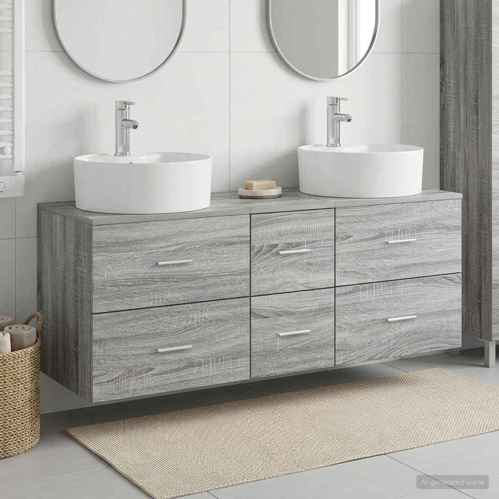 Badevrelsesmbel st 3 stk. Gr Sonoma 49,5 x 44,5 x 65 cm