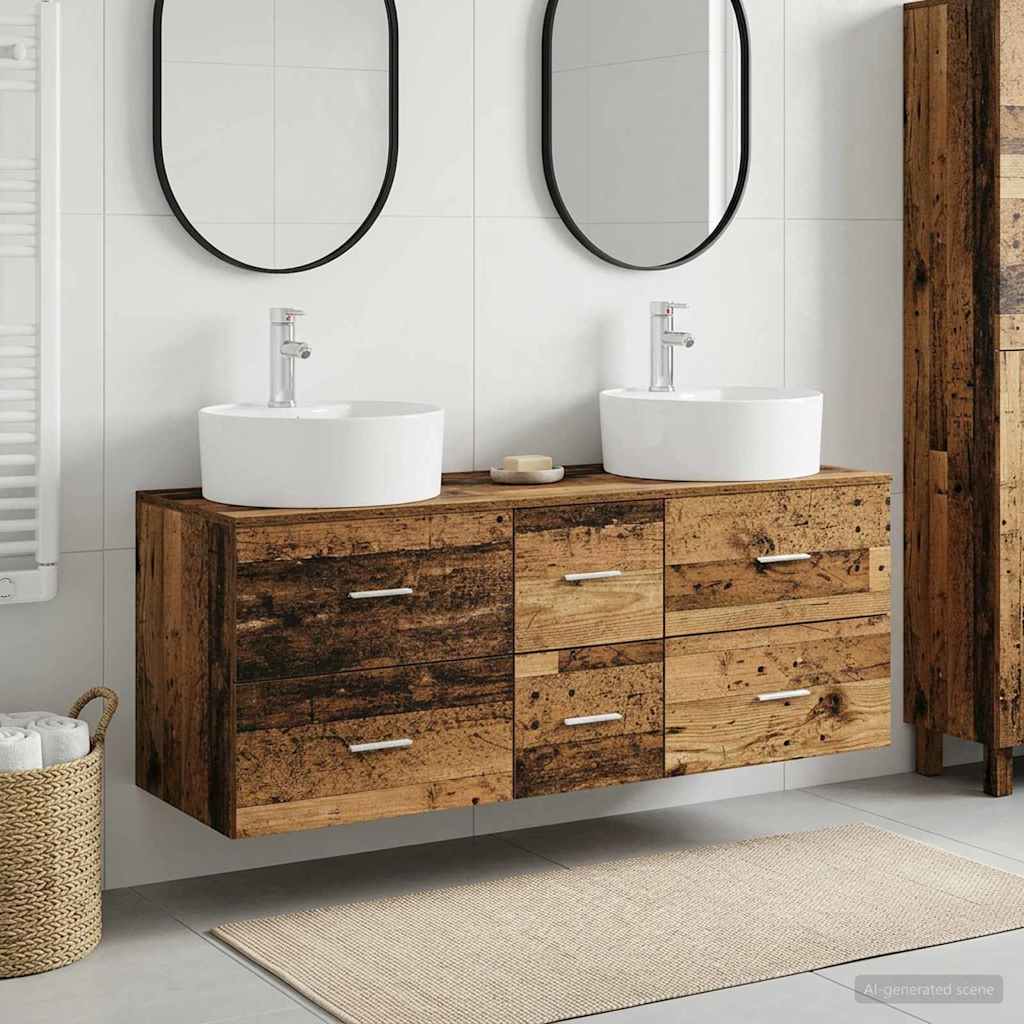 Badevrelsesmbel st 3 stk. Gammelt tr 49,5 x 44,5 x 65 cm