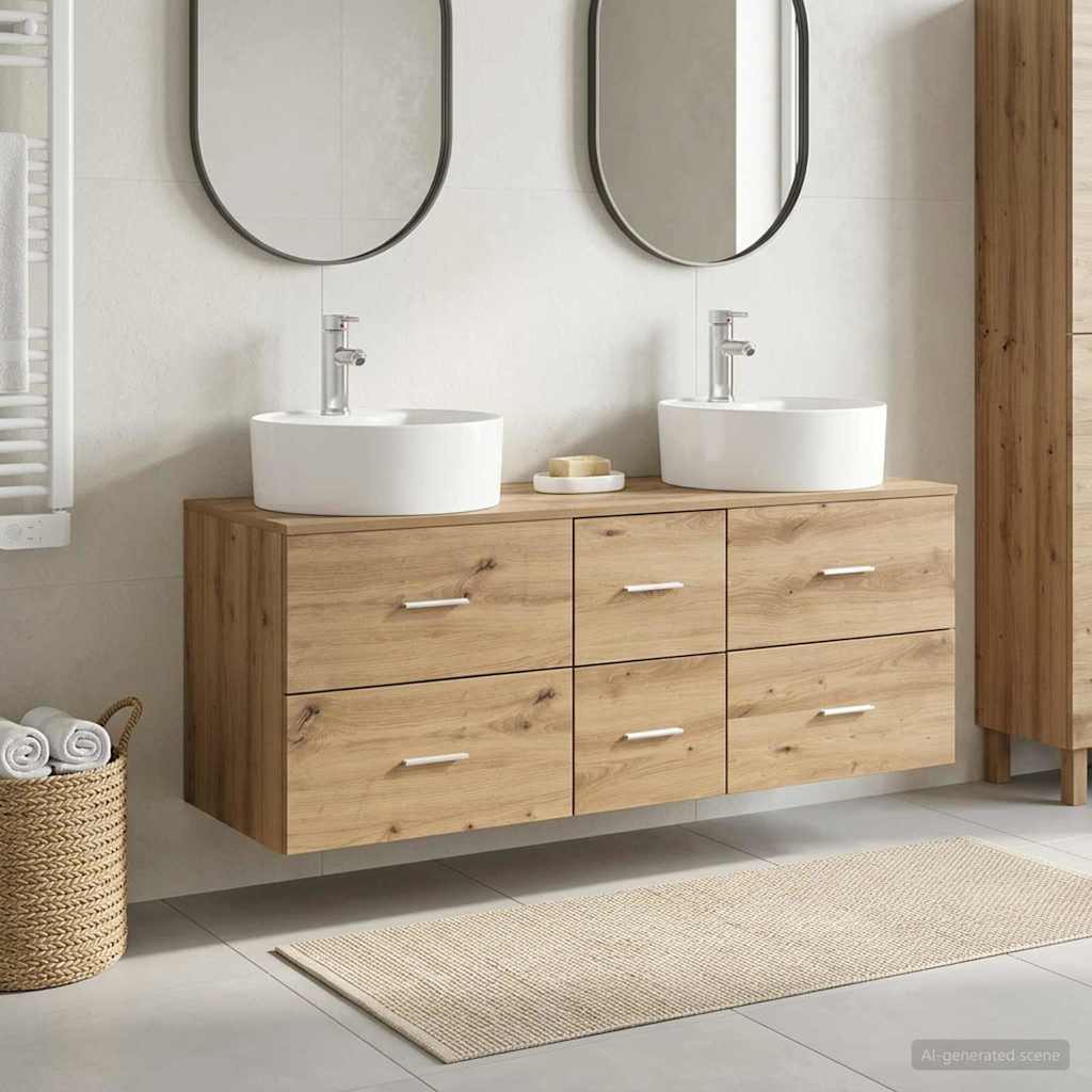 Badevrelsesmbel st 3 stk. Artisan-eg 49,5 x 44,5 x 65 cm