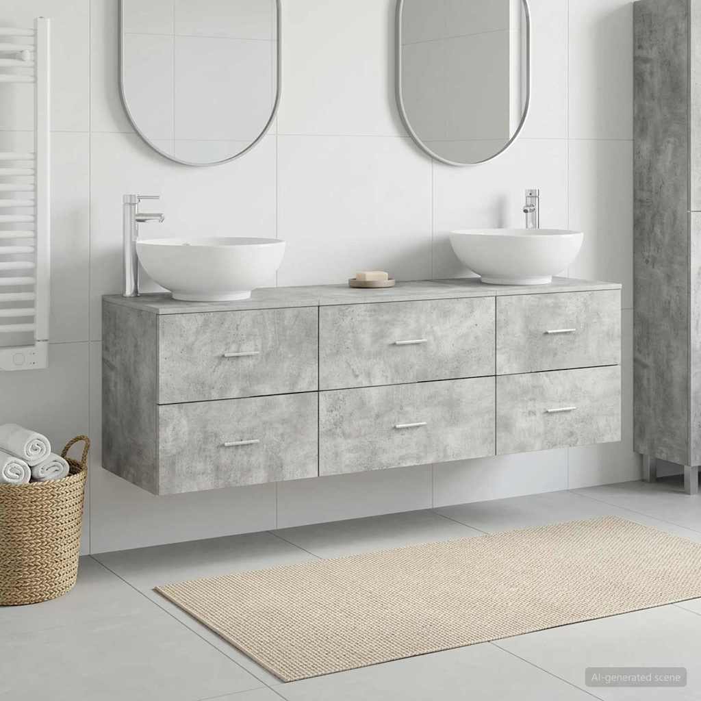 Badevrelsesmbel st 3 stk. Betongr 49,5 x 44,5 x 65 cm
