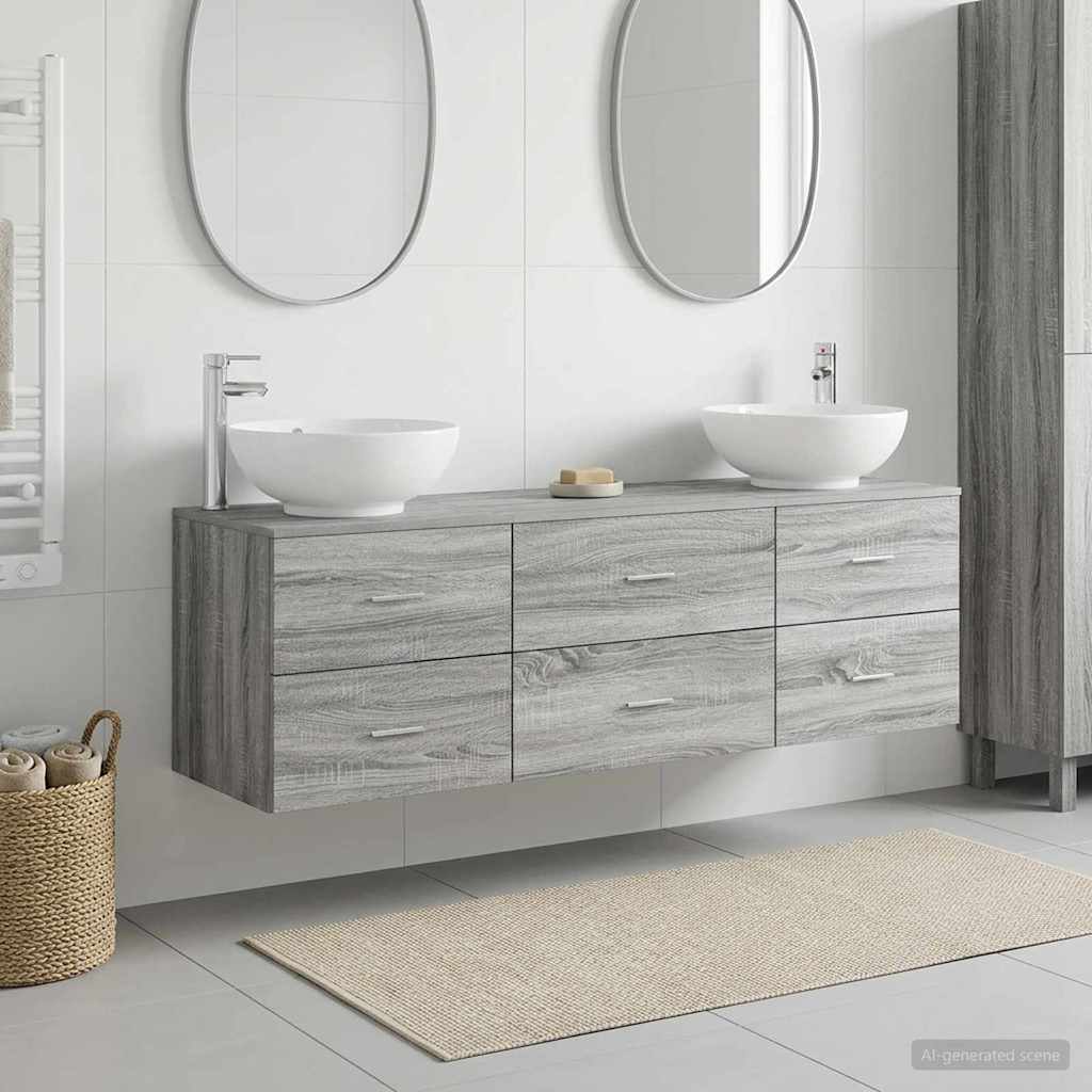 Badevrelsesmbel st 3 stk. Gr Sonoma 49,5 x 44,5 x 65 cm