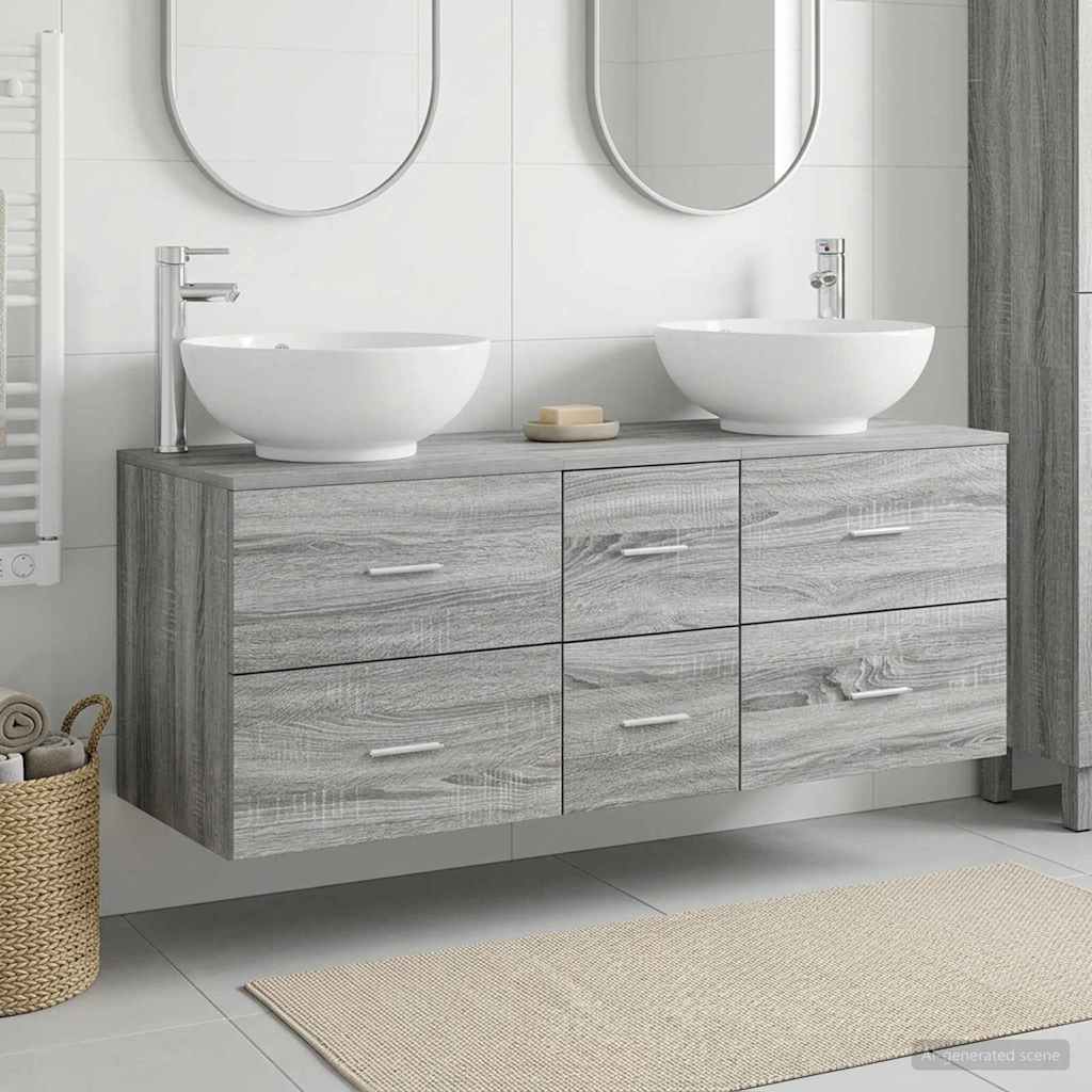 Badevrelsesmbel st 3 stk. Gr Sonoma 49,5 x 44,5 x 65 cm