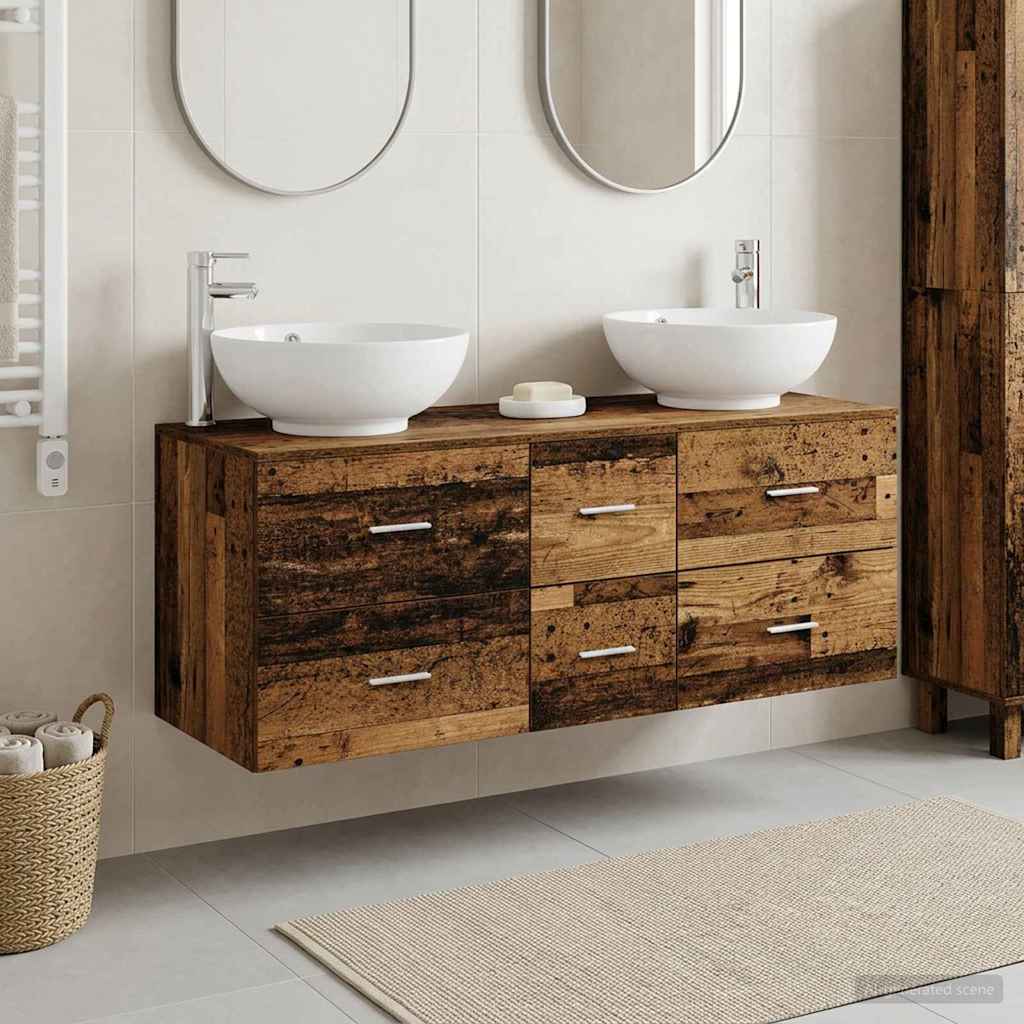 Badevrelsesmbel st 3 stk. Gammelt tr 49,5 x 44,5 x 65 cm