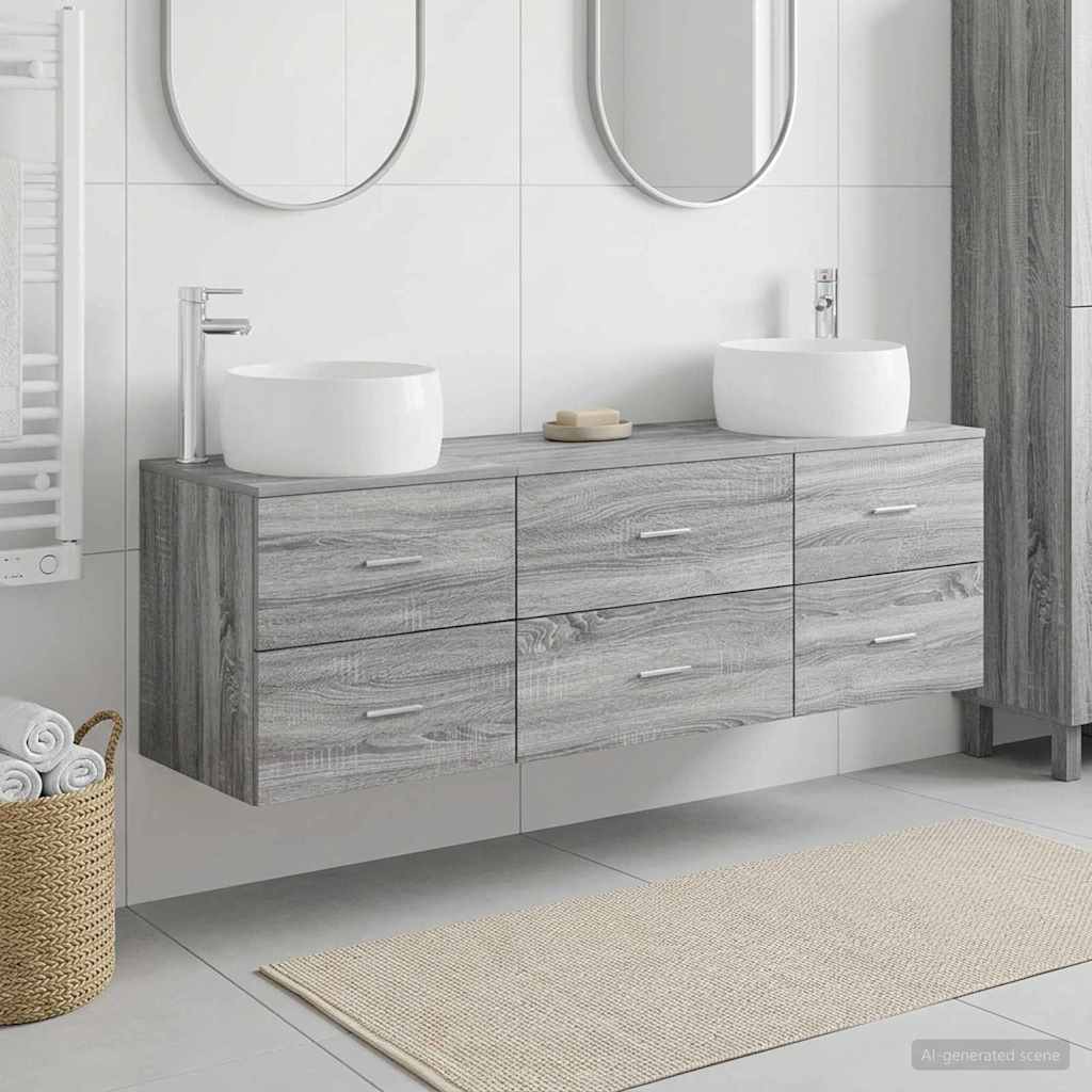 Badevrelsesmbel st 3 stk. Gr Sonoma 49,5 x 44,5 x 66 cm