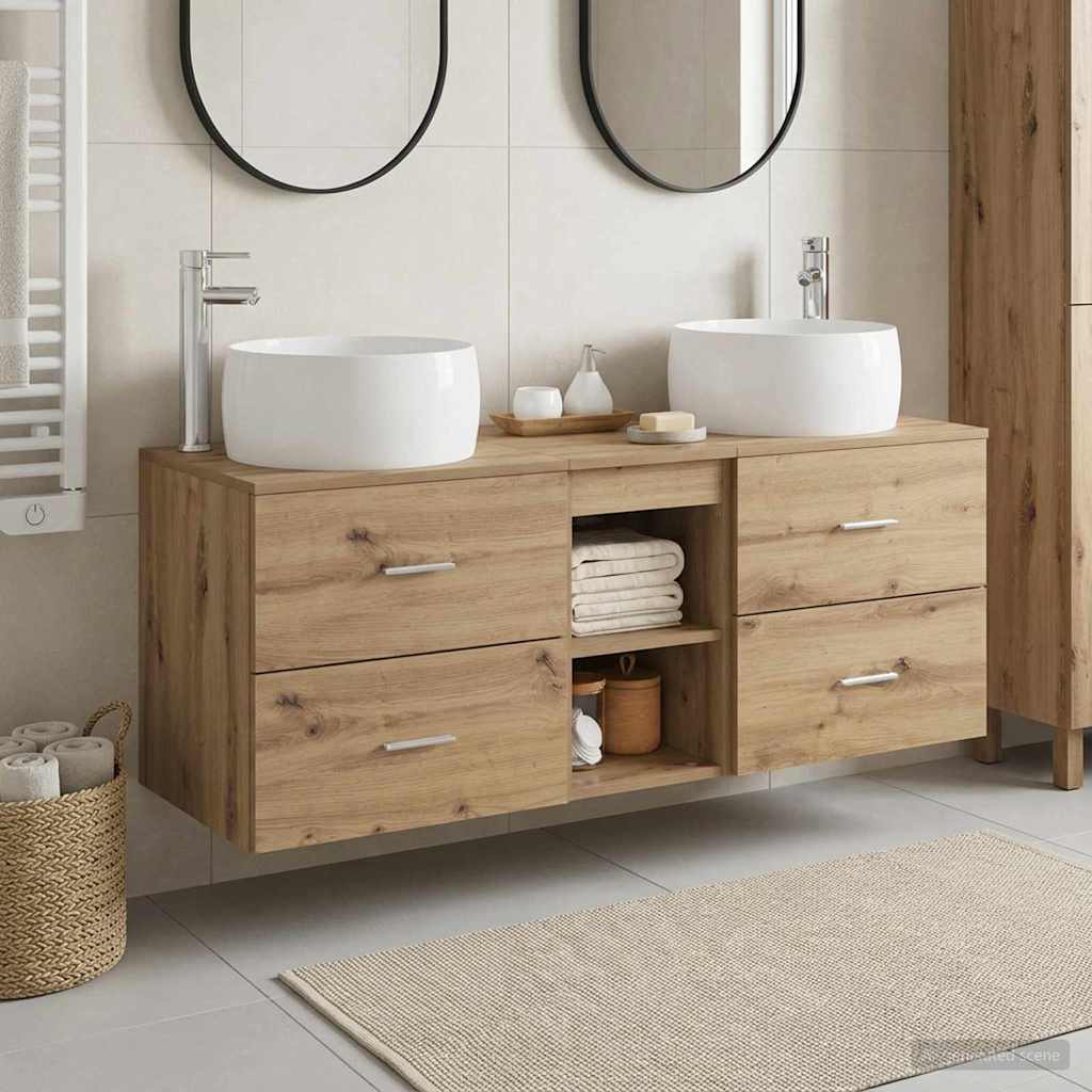 Badevrelsesmbel st 3 stk. Artisan-eg 49,5 x 44,5 x 66 cm