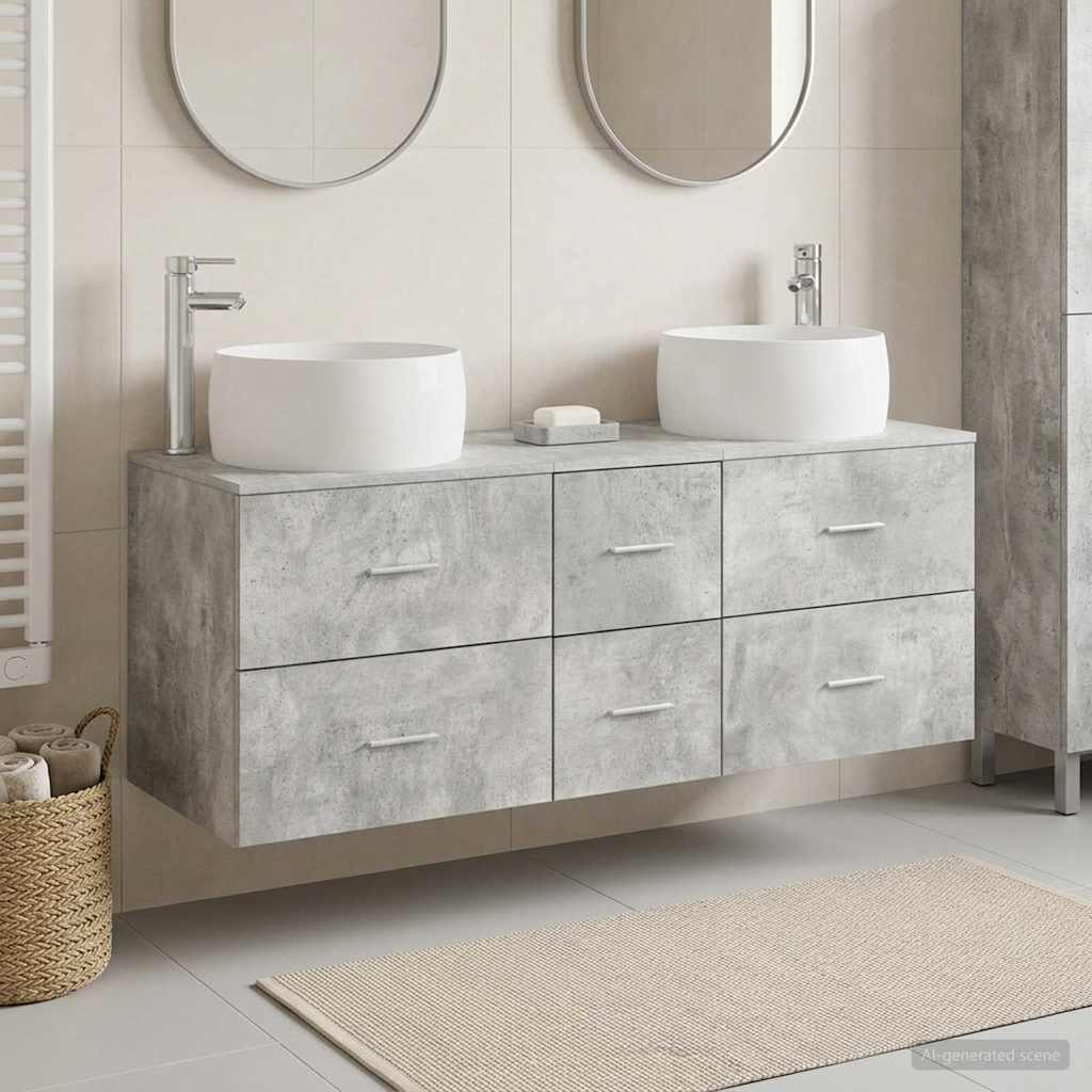 Badevrelsesmbel st 3 stk. Betongr 49,5 x 44,5 x 66 cm
